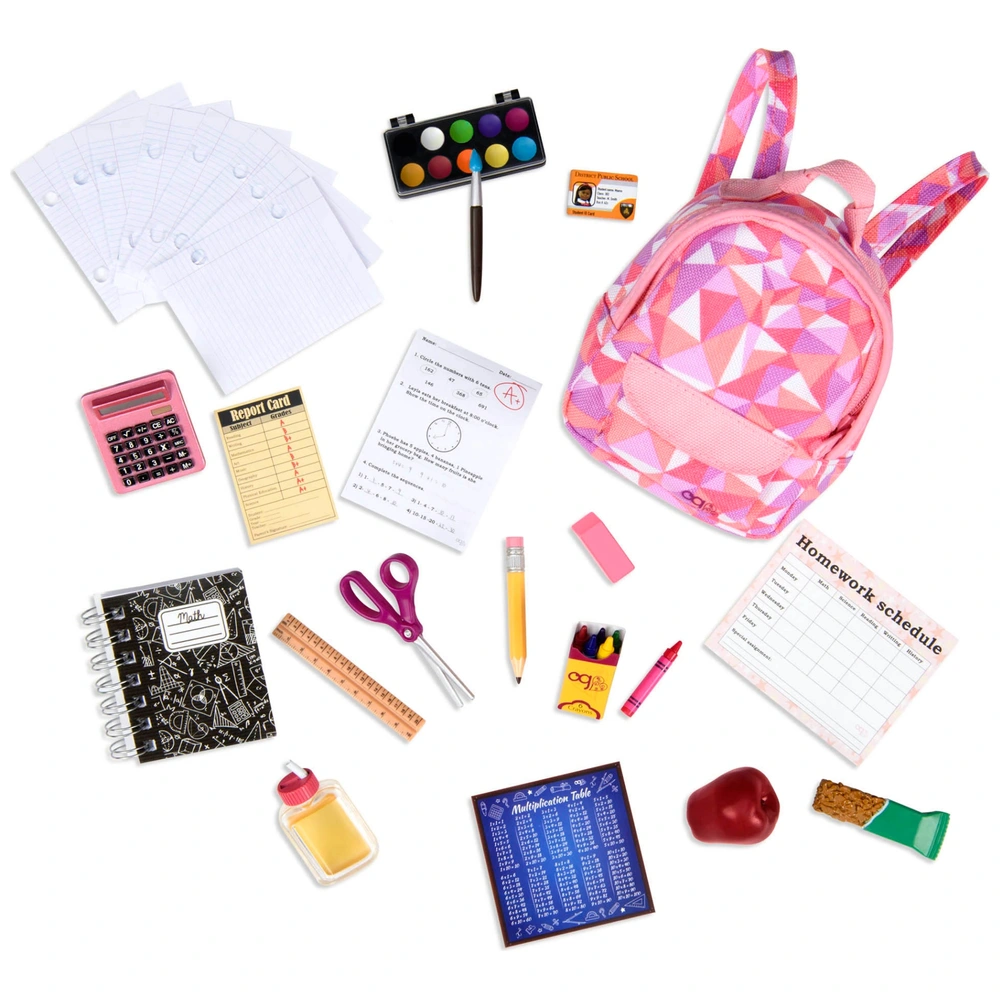 Our Generation School Supplies Off to School Accessory Set