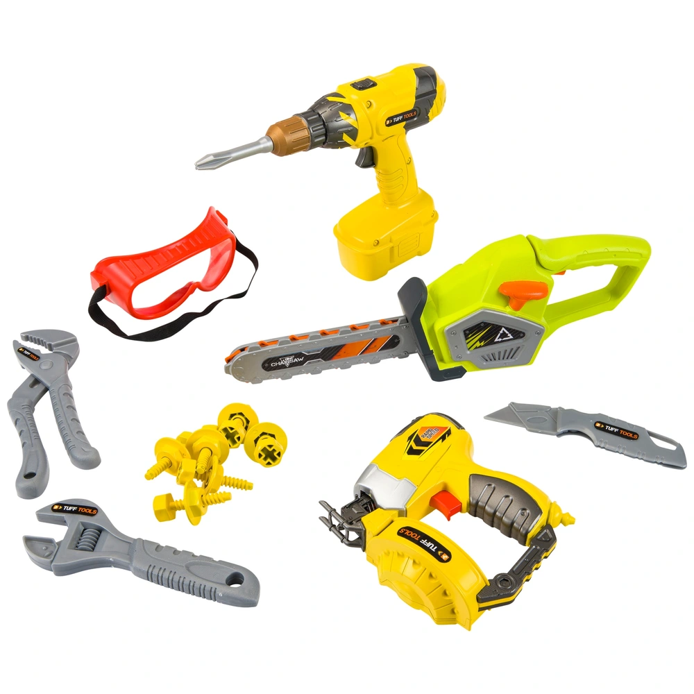 Hi-Spec Kit d'Outils pour Enfants 18 Pièces avec Sac, Lunettes de