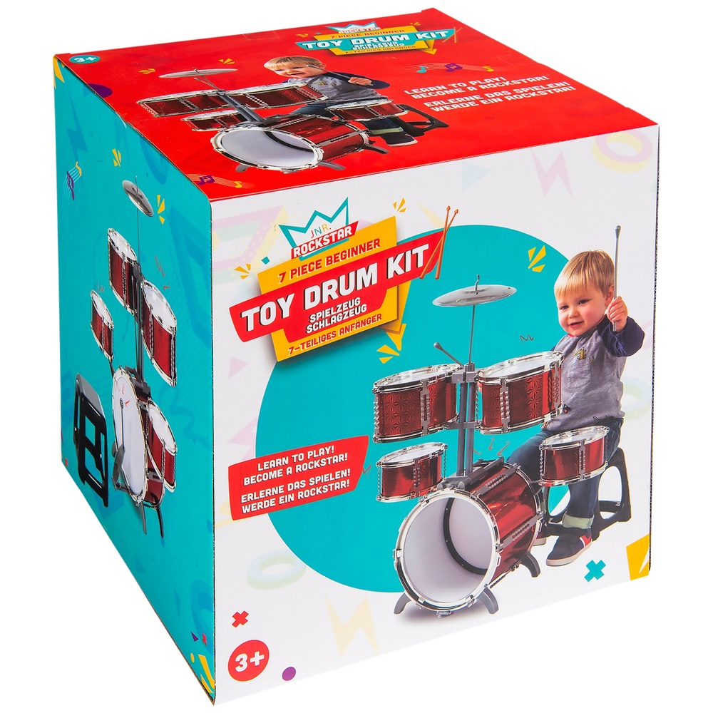 7 Piece Toy Drum Set