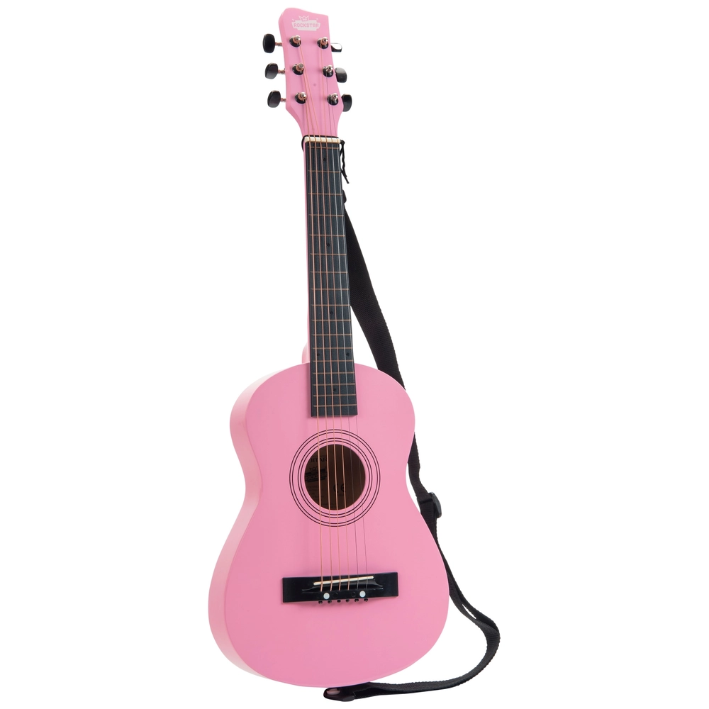 Rockster Junior Guitar Classical Pink 75cm Smyths Toys UK