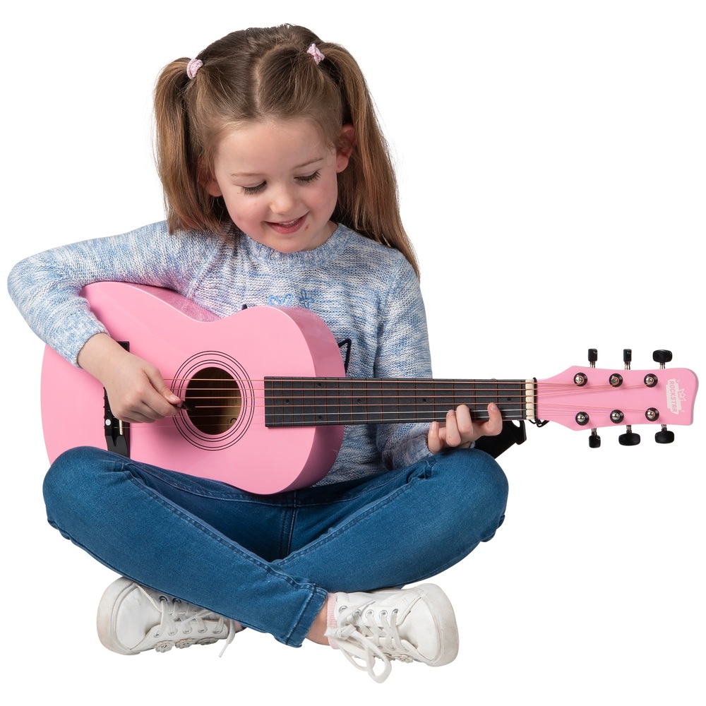 Guitare enfant rose