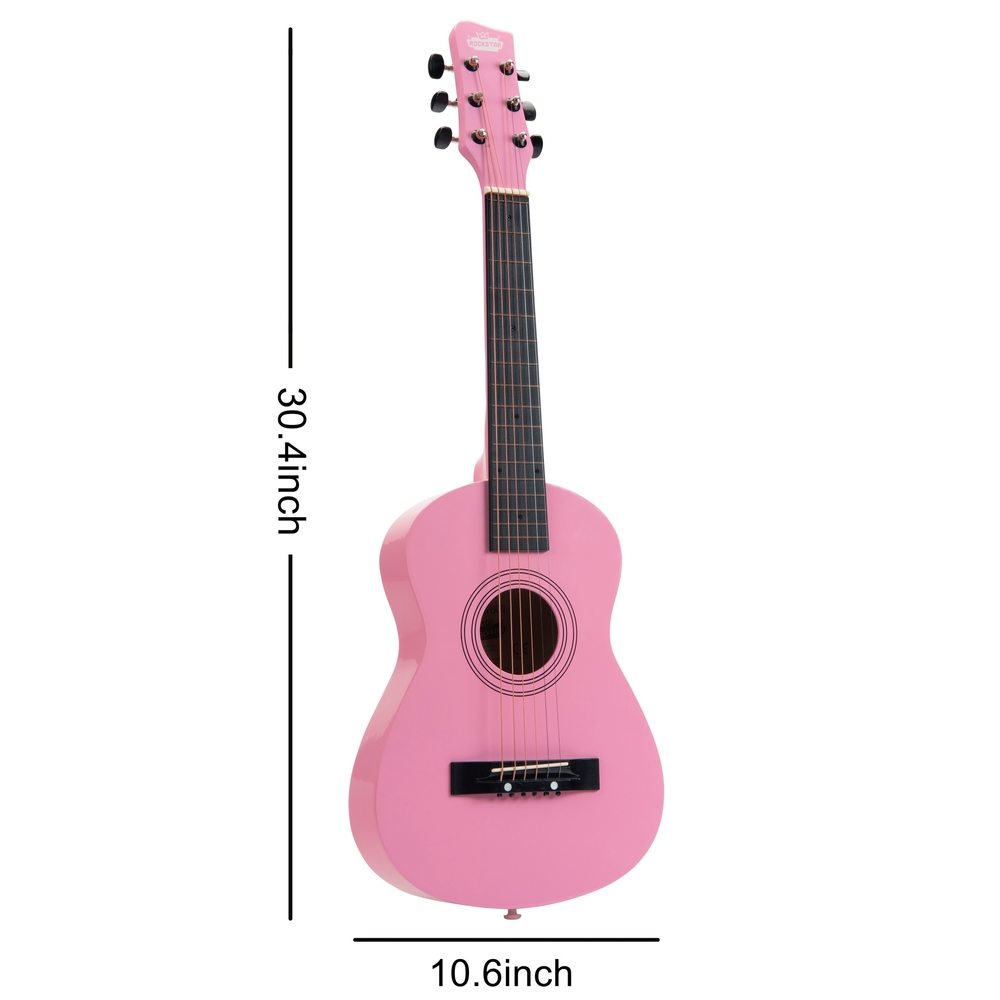 guitare rose 76cm