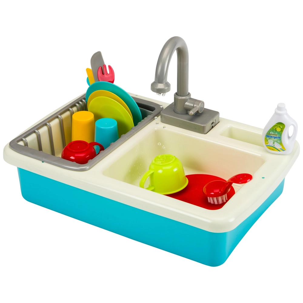 Kitchen Corner Wash-Up Kitchen Sink Playset 20 Pieces Smyths Toys UK