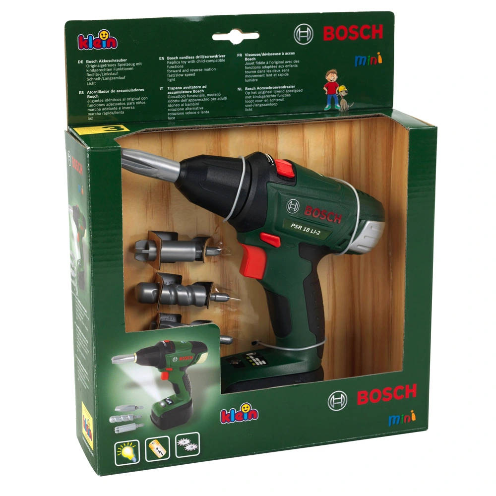 Bosch Cordless Screwdriver Drill Toy Set Smyths Toys UK