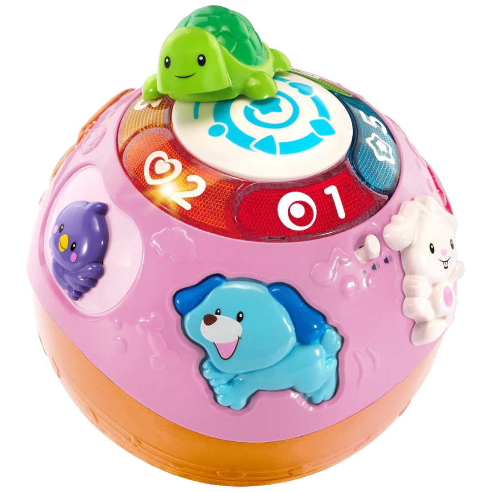 Crawl Learn Bright Lights Ball Pink Smyths Toys Ireland