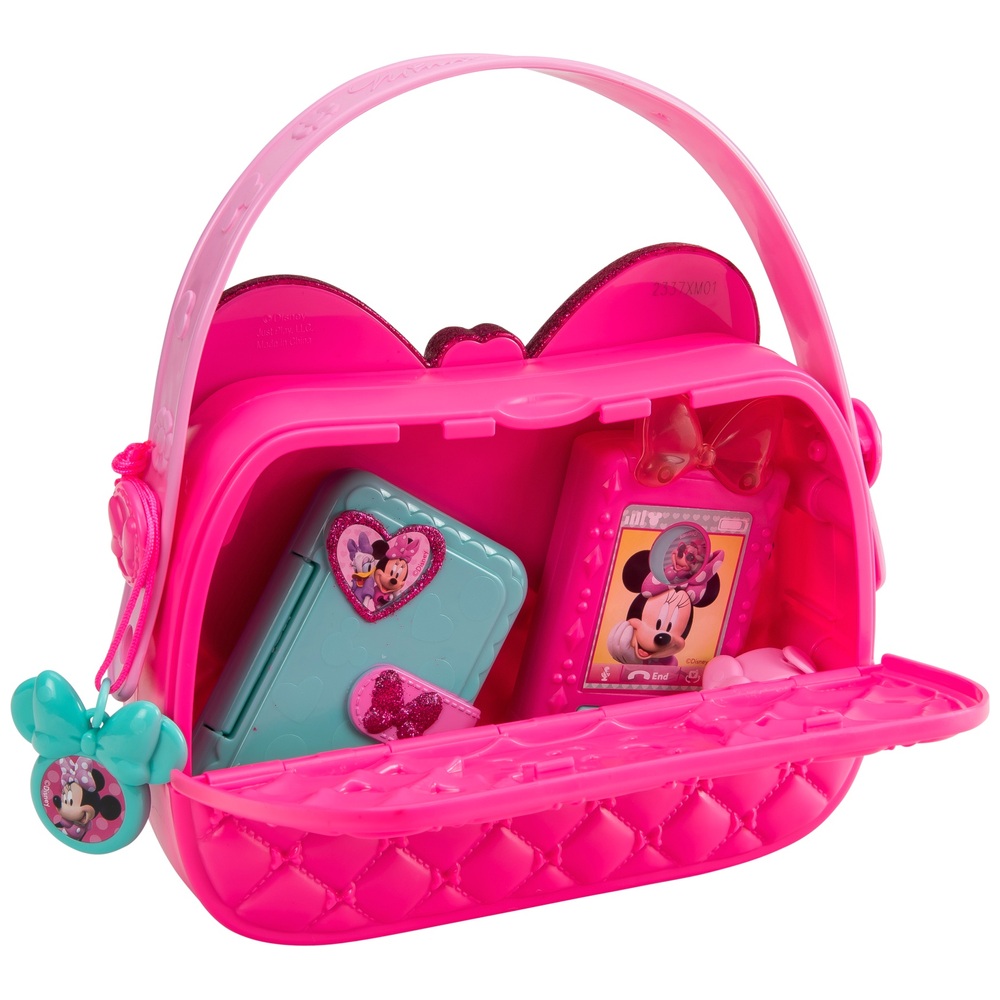 Disney Minnie Maus Happy Helper Set it Handtasche und Anhängern