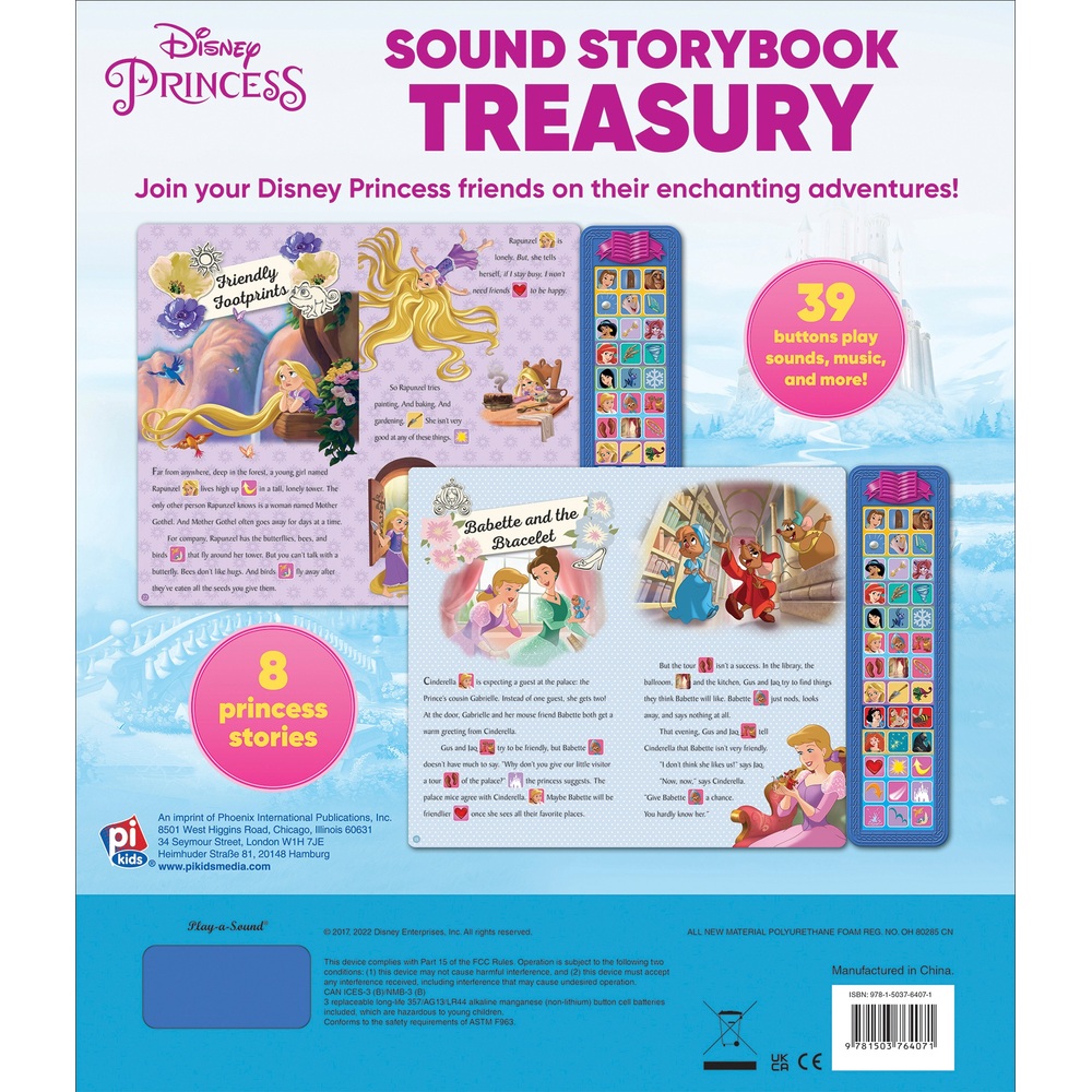 Disney Princess Bedtime Sound Storybook Assortment | Smyths Toys UK