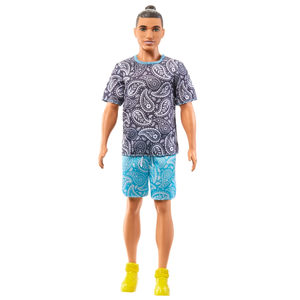 Barbie Fashionistas Ken Doll 204 with Paisley Outfit Figure | Smyths ...