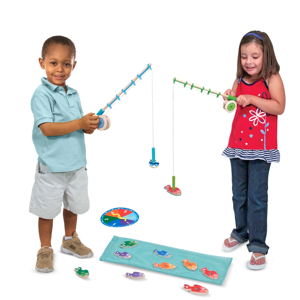 Melissa & Doug Wooden Catch & Count Fishing Game