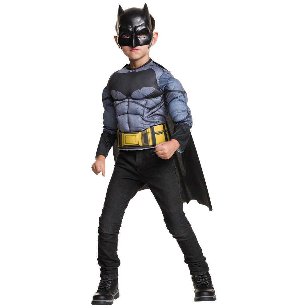 Justice League Batman Muscle Chest Costume | Smyths Toys UK