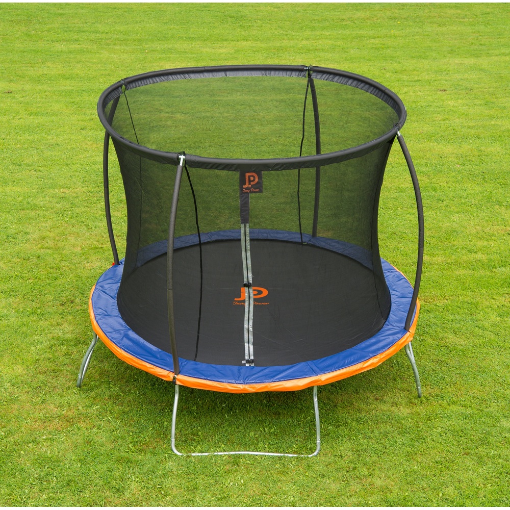 Tektonisch Dekbed Blaze Jump Power outdoor trampoline 305 cm rond met net | Smyths Toys Nederland