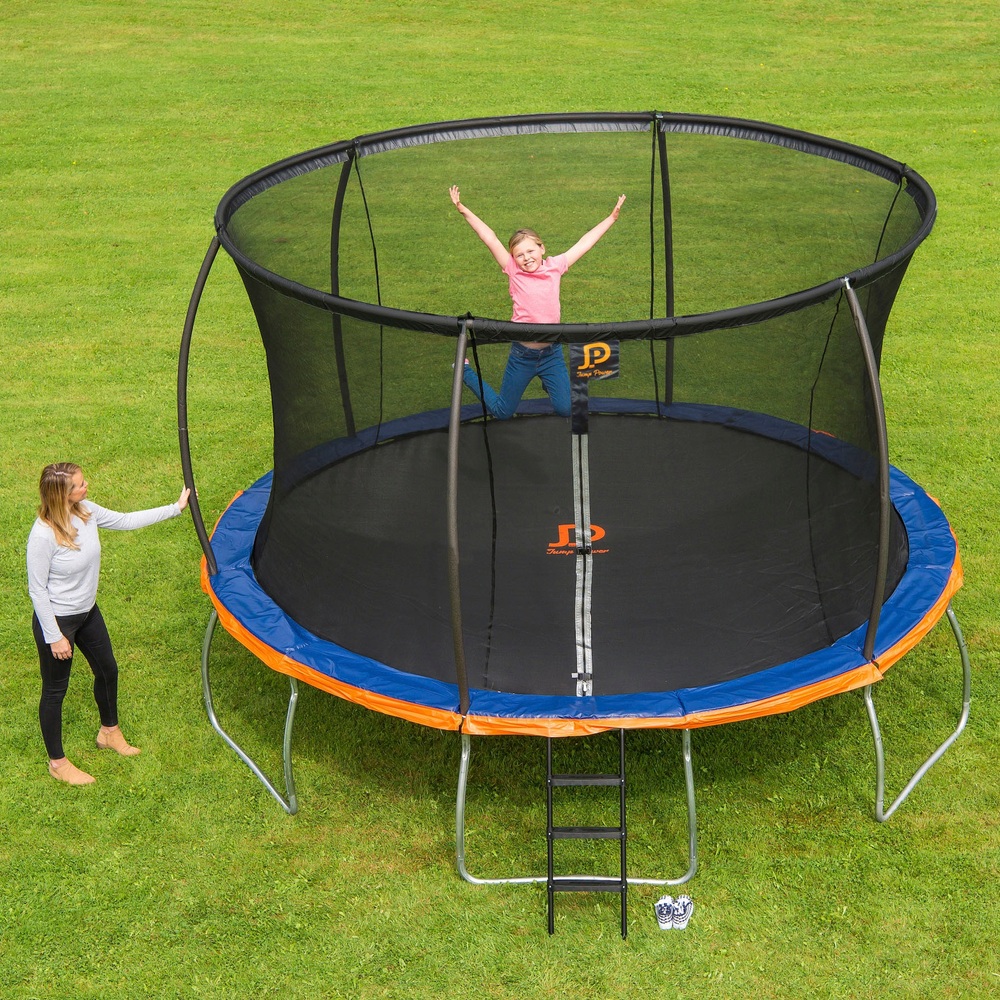 tekort BES ijsje Jump Power outdoor trampoline 366 cm rond met net | Smyths Toys Nederland