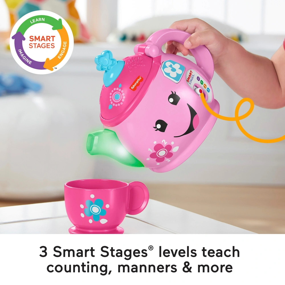 Fisher-Price Laugh Learn Sweet Manners Tea Set Smyths Toys UK