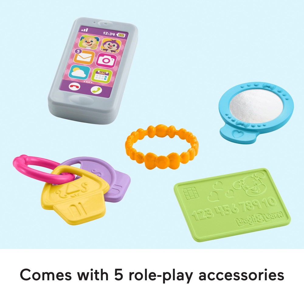 Fisher-Price Laugh & Learn My Smart Purse Activity Toy | Smyths Toys UK