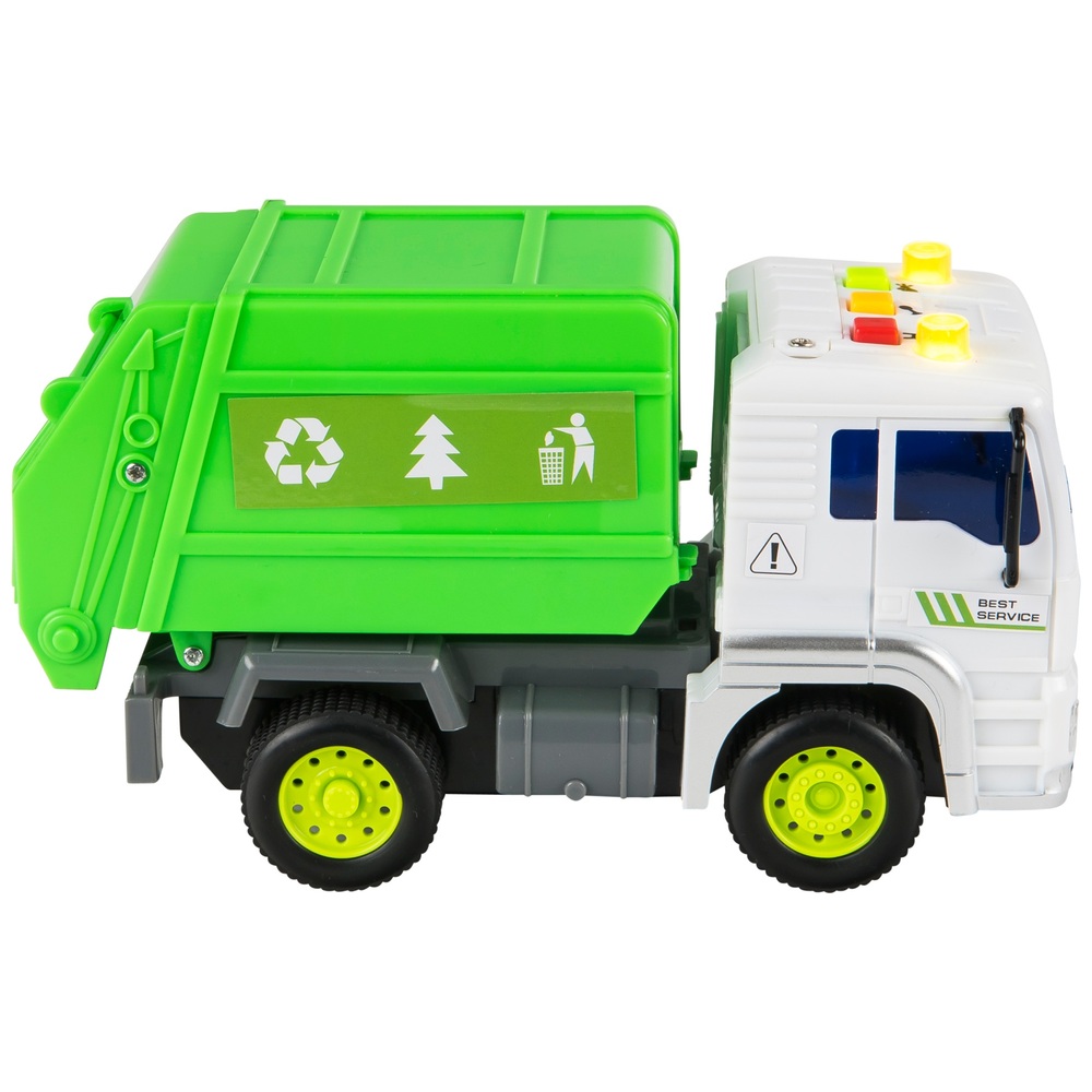 Azië Kan niet lezen of schrijven Zeggen Super Wheelz vuilniswagen met licht en geluid ca. 18,5 cm lang | Smyths  Toys Nederland