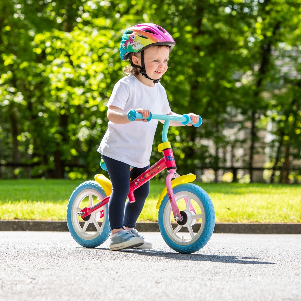 Peppa pig riding a bike clearance toy