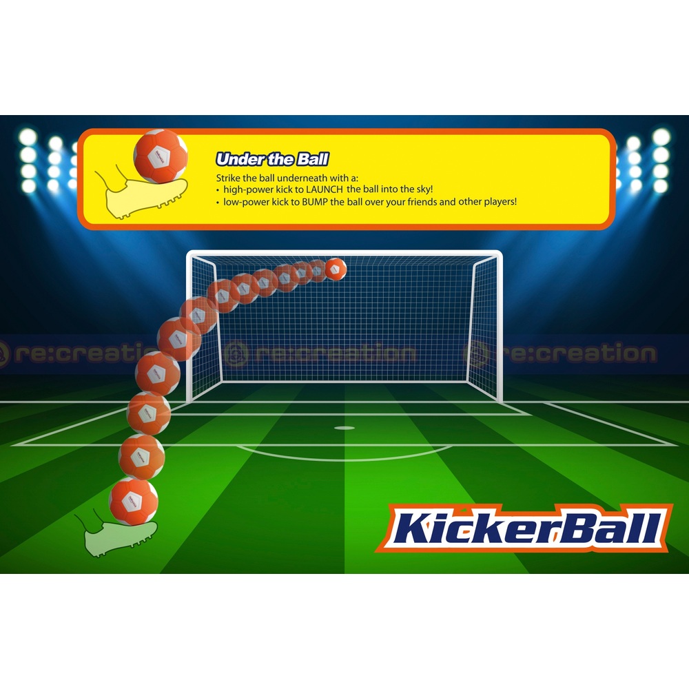 Kickerball - Curve and Swerve Soccer Ball/Football Toy - Kick like the  Pros, Gre