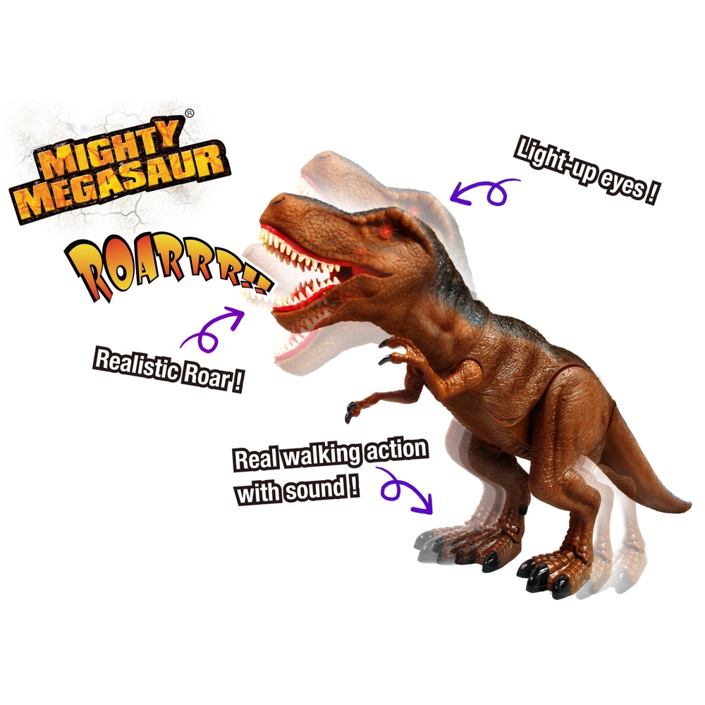 Mighty Megasaur Dinosaure T-Rex avec lumière et Sons : : Jeux et  Jouets