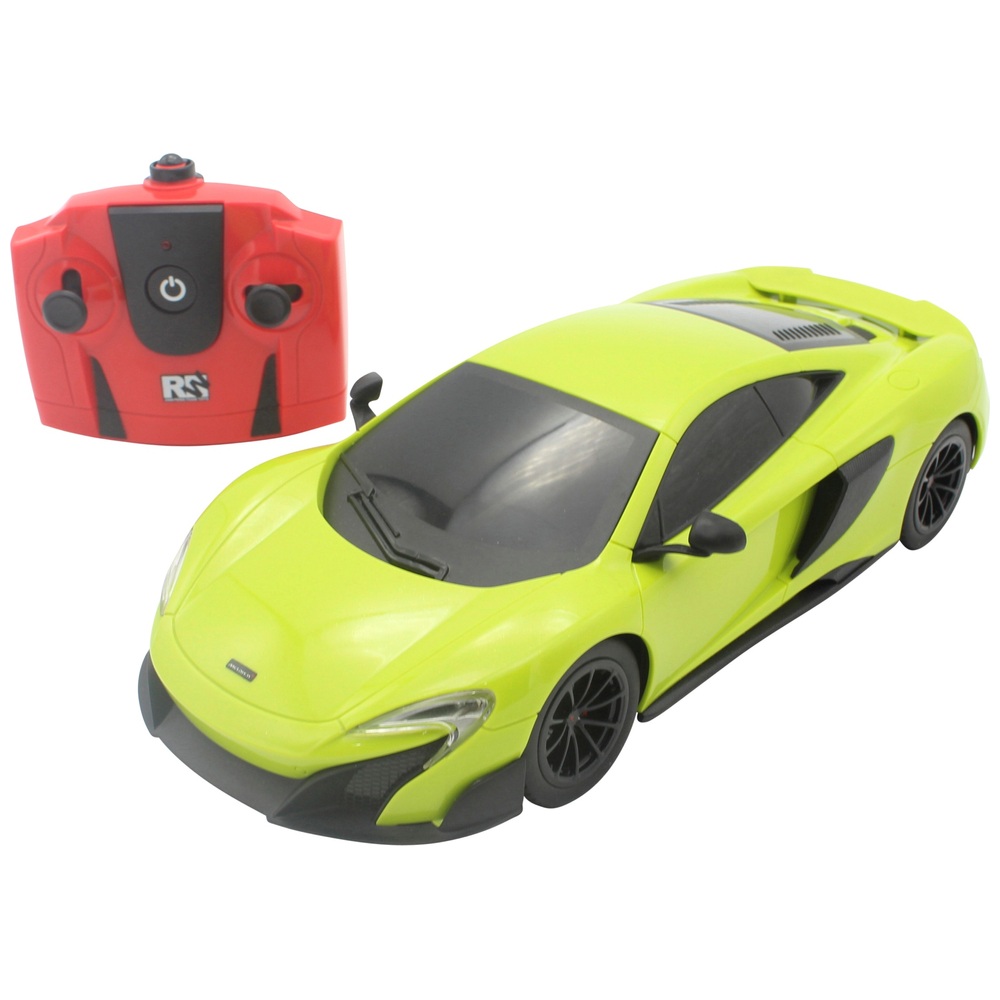 RC RADIO REMOTE CONTROLLED CAR MCLAREN G75LT GREEN COLOR SCALE 1.24 KID TOY GIFT 