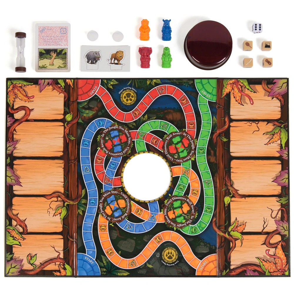 Jumanji The Game, The Classic Adventure Board Game For Kids And