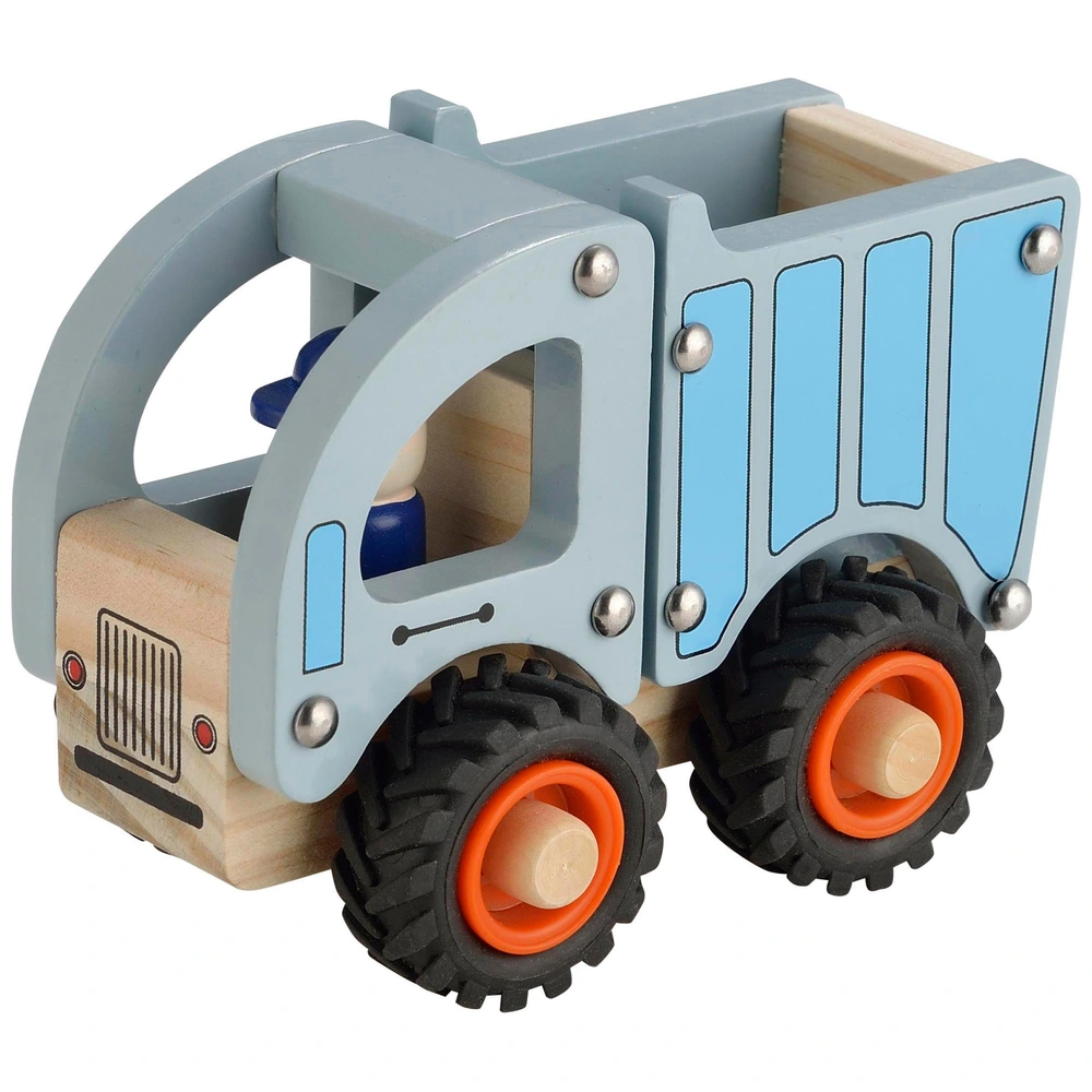 B. Toys – 6 Mini Voitures En Bois Free Wheee-lees – Jouet Coloré Dès 12 Mois