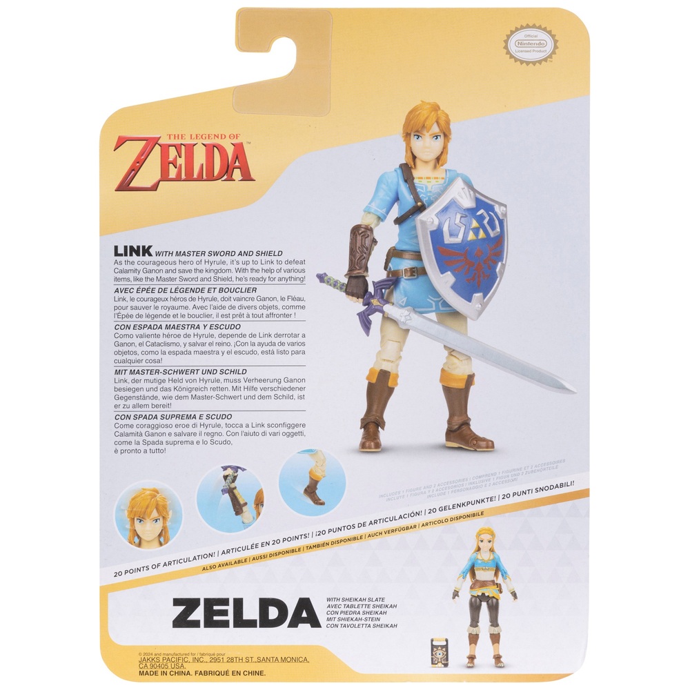 Nintendo The Legend of Zelda 10cm Link Figure | Smyths Toys UK