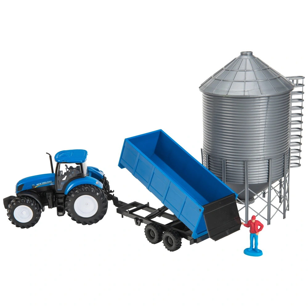 Toyland Ensemble de 5 Jouets pour Machines agricoles en métal moulé Vert - Environ 4,5 cm chacun