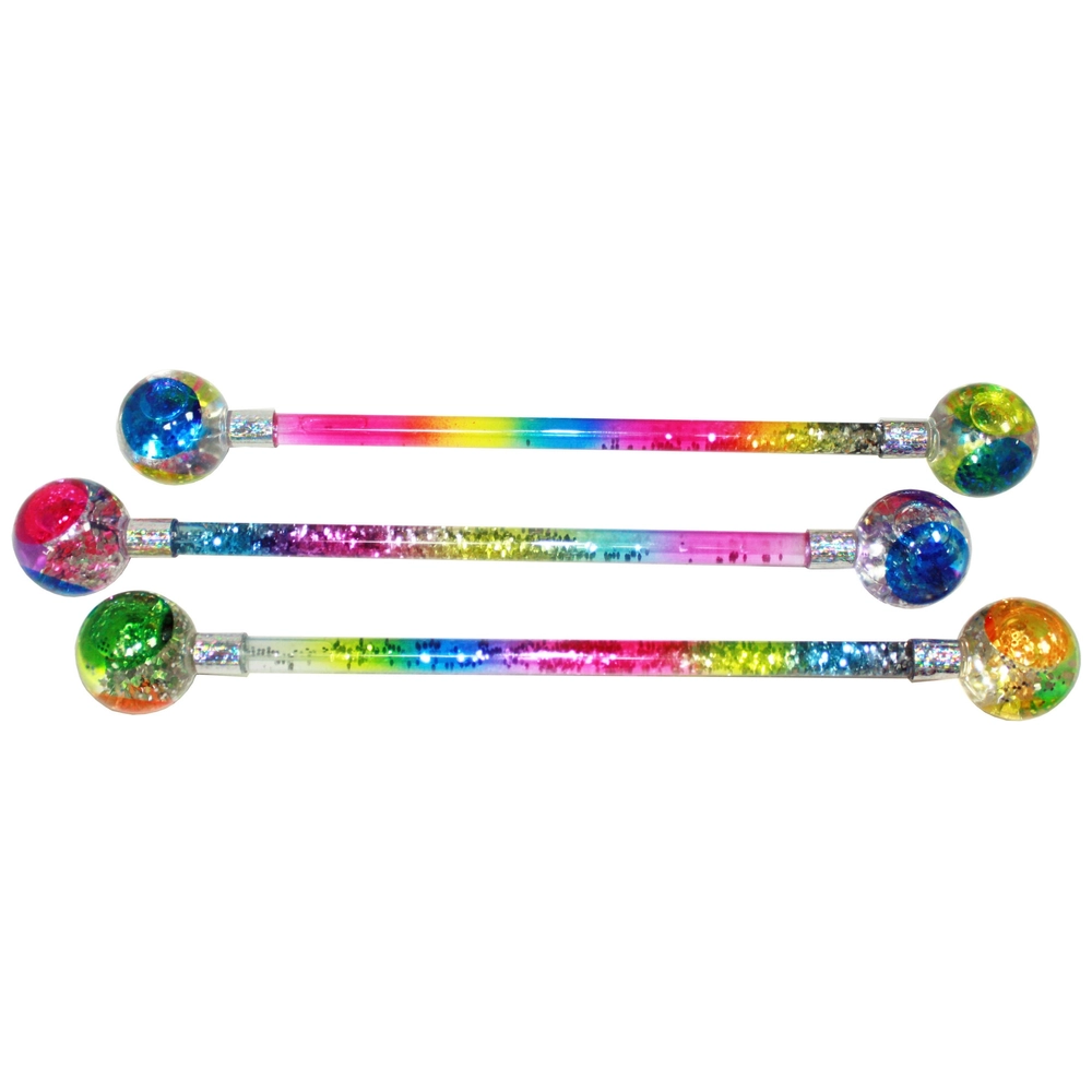 Schylling Twirling Baton - Metal Kids Baton - Rubberized Ends In