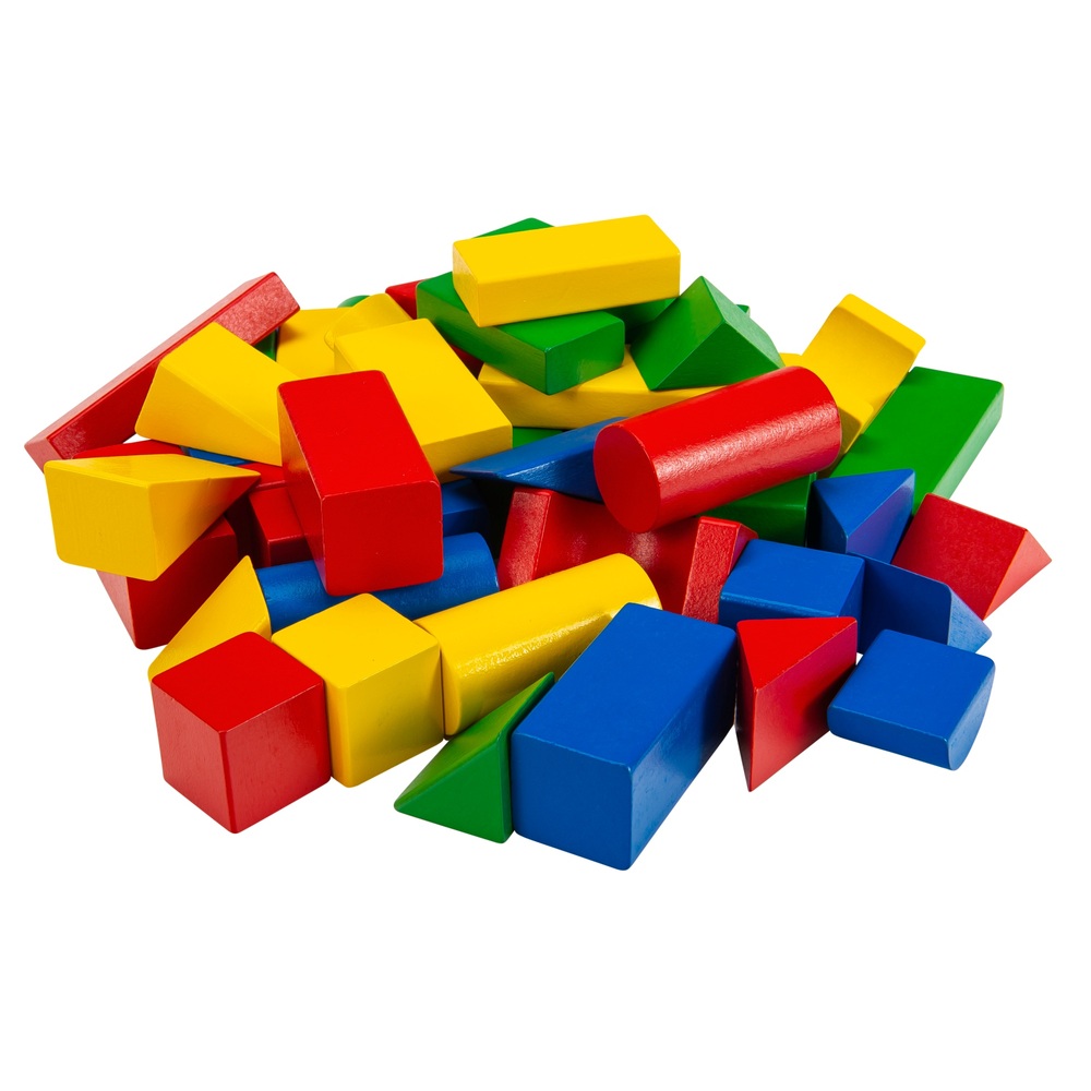 Small World Toys Toddler Blocks - 50 Pieces