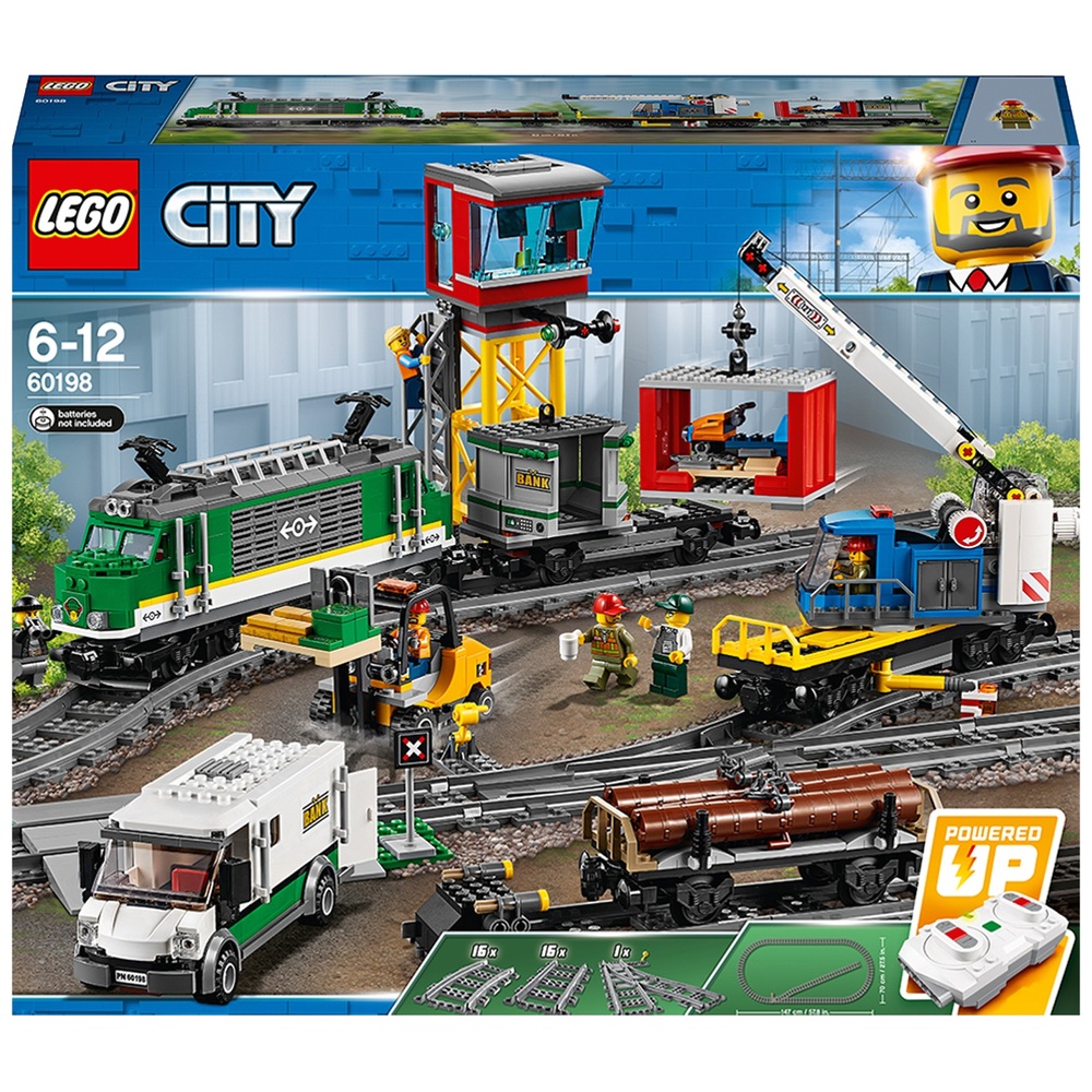 LEGO City 60198 Le Train de Marchandises Télécommandé