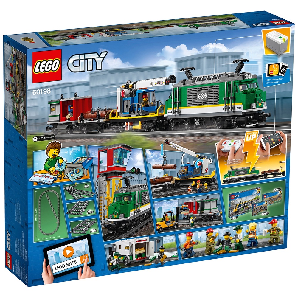 ② LEGO - 60198 - Le train de marchandises — Jouets