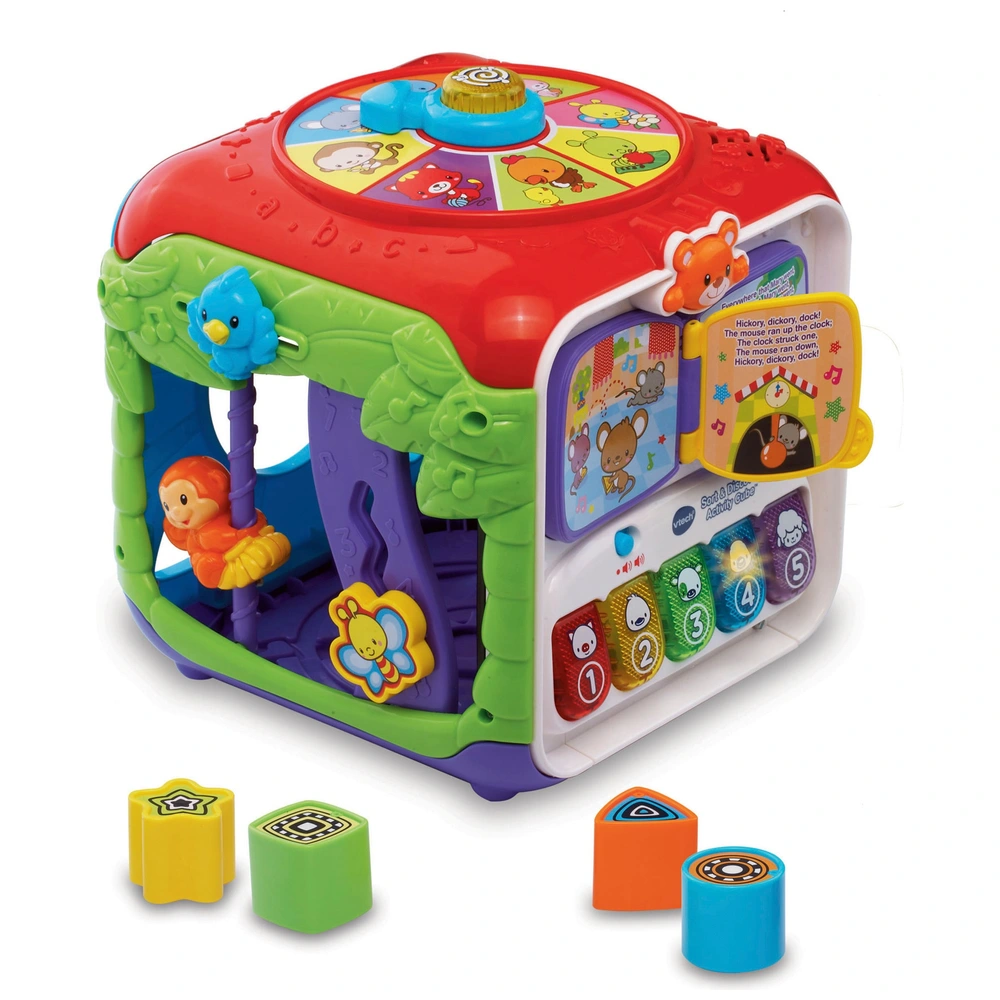 VTech Sort Discover Activity Cube Smyths Toys UK