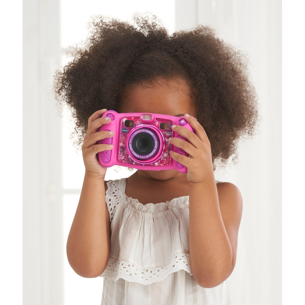 Verwaarlozing verliezen fluctueren VTech Kidizoom Duo Camera 5.0 Pink | Smyths Toys UK