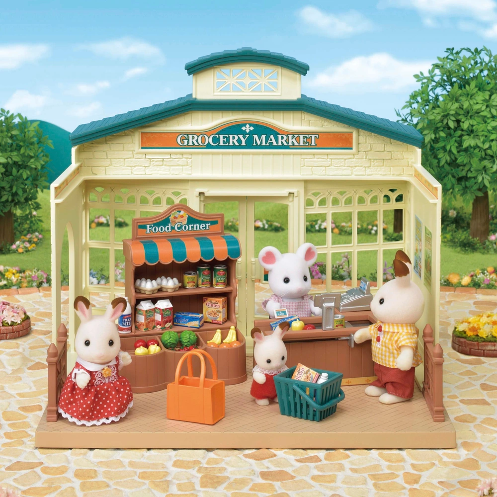 Sylvanian Families Set Grocery Market Smyths Toys Ireland