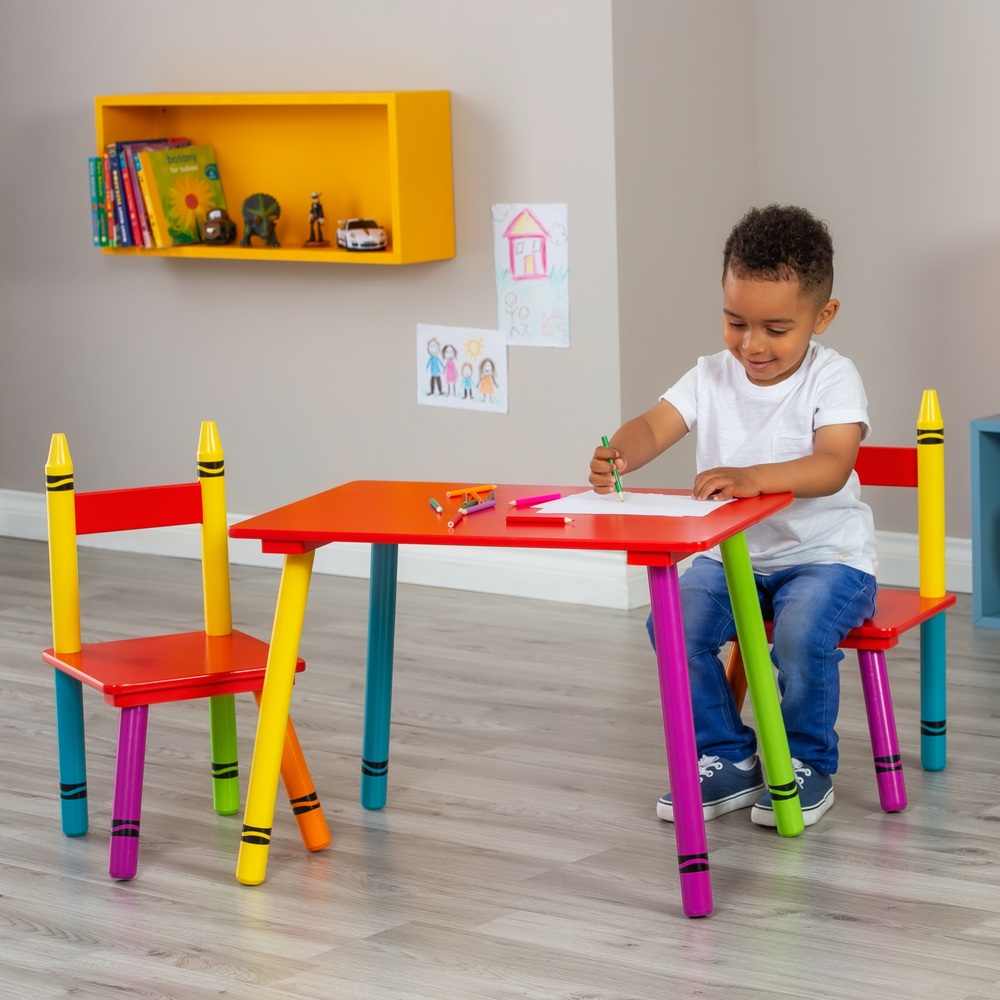 toddler table and chairs argos