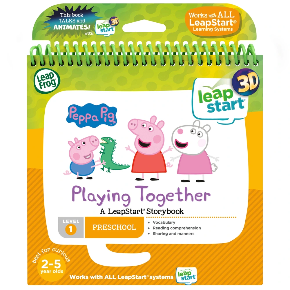 LeapFrog LeapStart 3D Peppa Pig Interactive Story Book Smyths