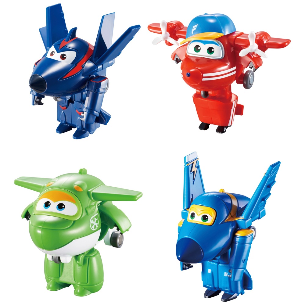 12pcs/Set Super Wings Transforming Flugzeug Charakter Kind Mini Nettes Spielzeug 