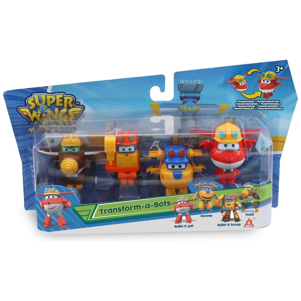 Super Wings Transform A - Bots 4 Pack | Super Wings | Smyths Toys UK