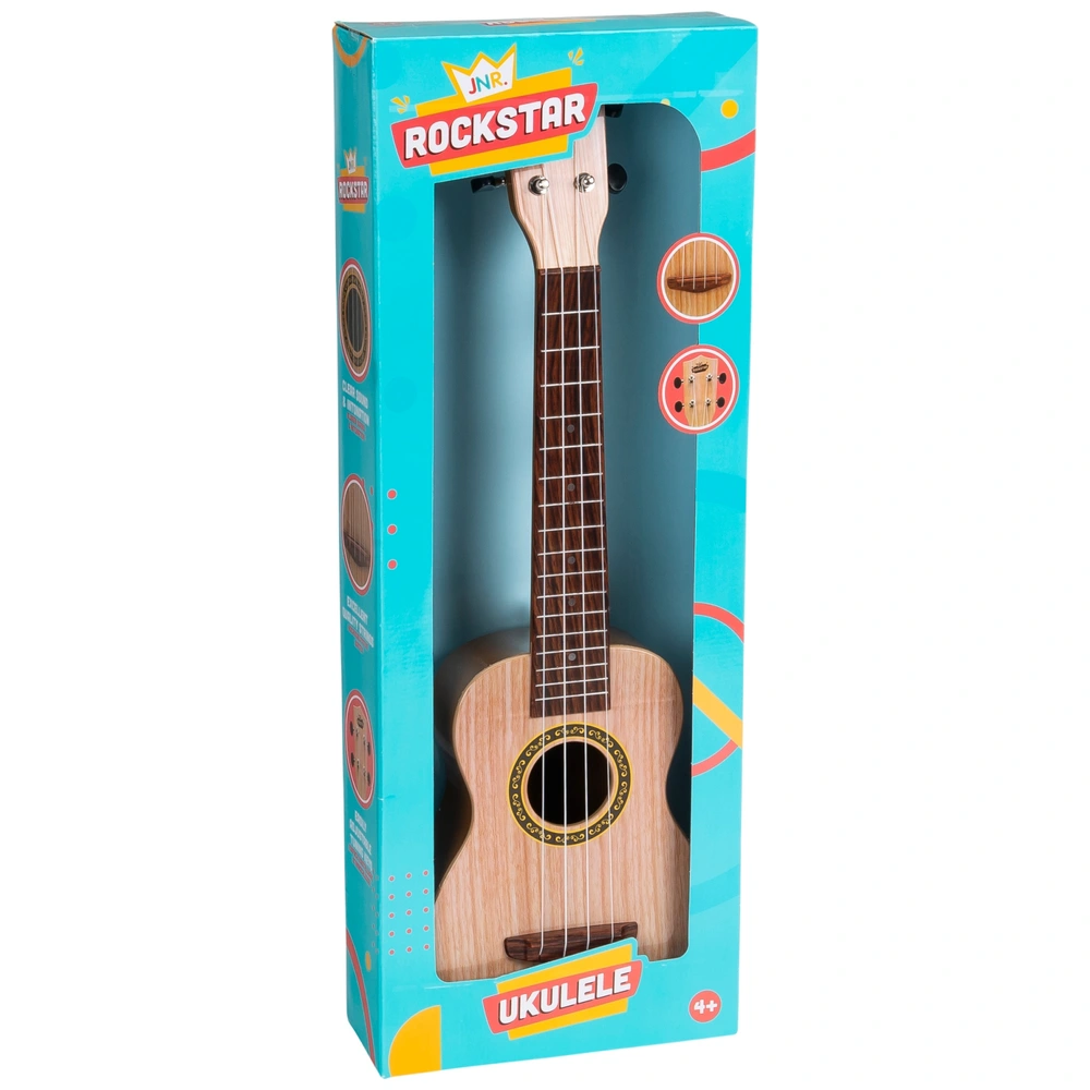 Rockstar Ukulele Junior Natural 50cm Smyths Toys UK