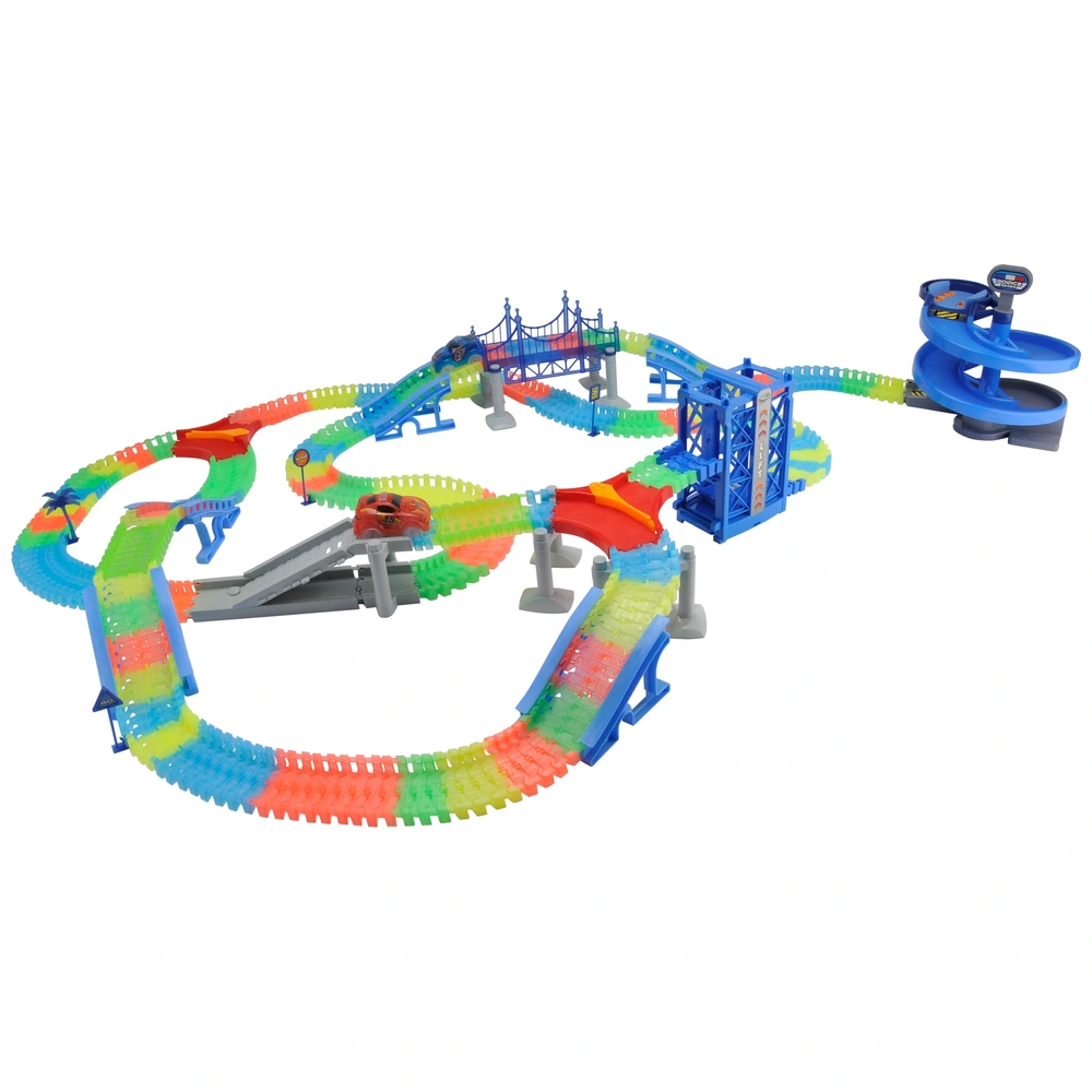 Glow Tracks Glow-in-the-Dark Race Track Ultimate Super Set