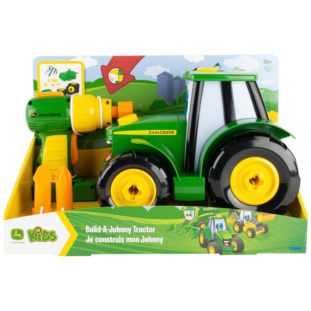 JOHN DEERE 46655 BAU-Dir-Deinen-Johnny-Traktor, Kinder Traktor zum  Selbstbauen Johnny Traktor in grün, Ferngesteuerter Kindertrecker aus  Kunststoff: : DVD & Blu-ray