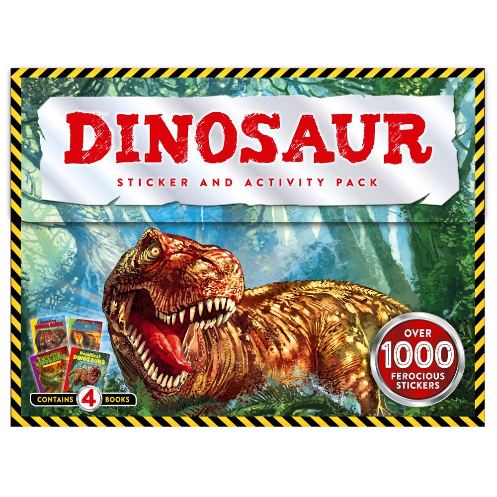 Dinosaur World Sticker and Activity Book Pack Smyths Toys UK