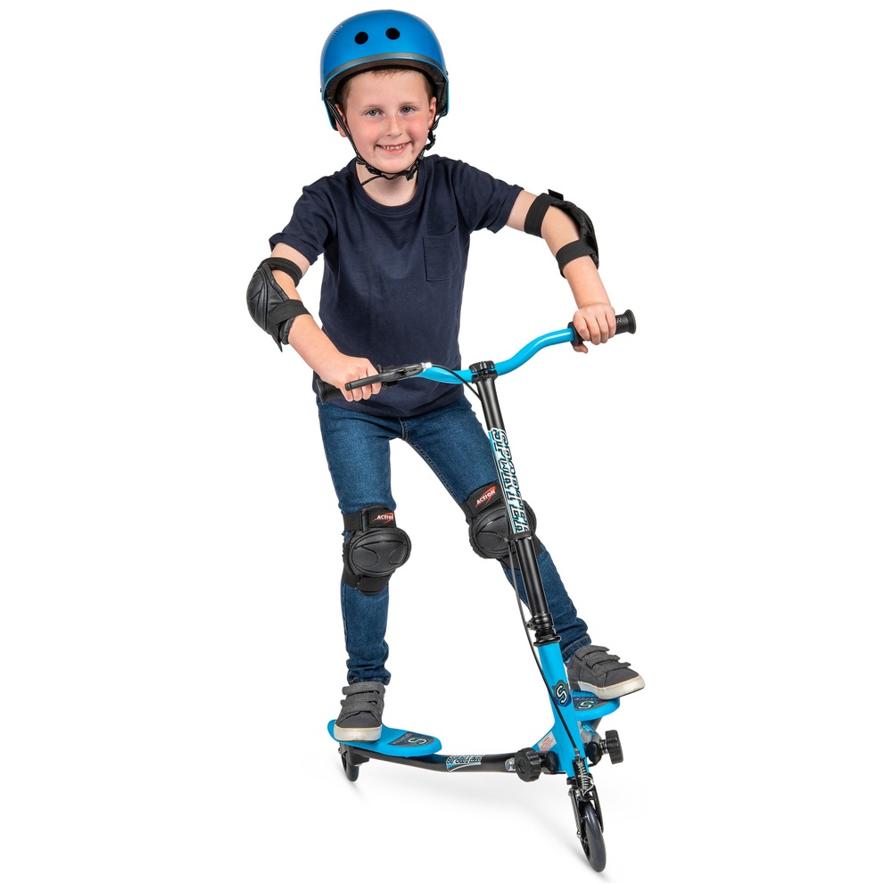 Diversidad Simplemente desbordando biografía Sporter 1 Blue Scooter with Light Up LED Wheels | Smyths Toys UK