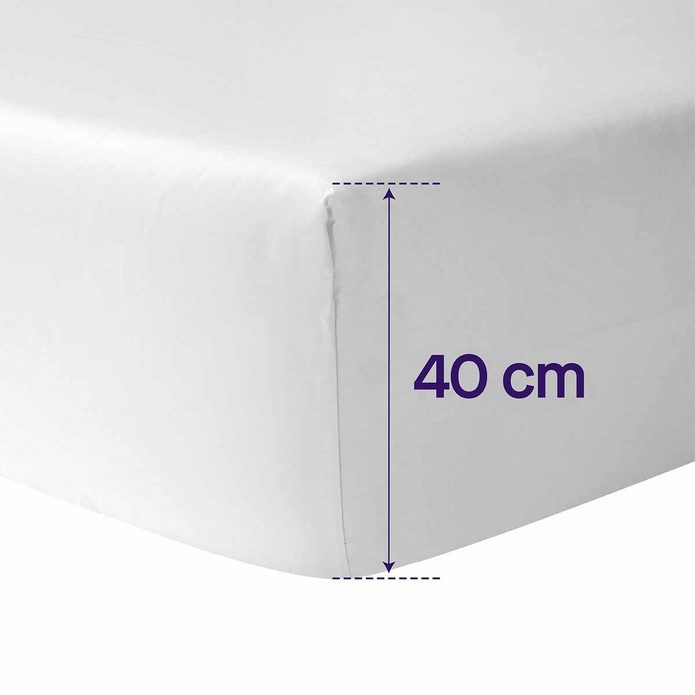 Cotton Fitted Sheet for Single Cot Bed ClevaMama Waterproof Mattress Protector 