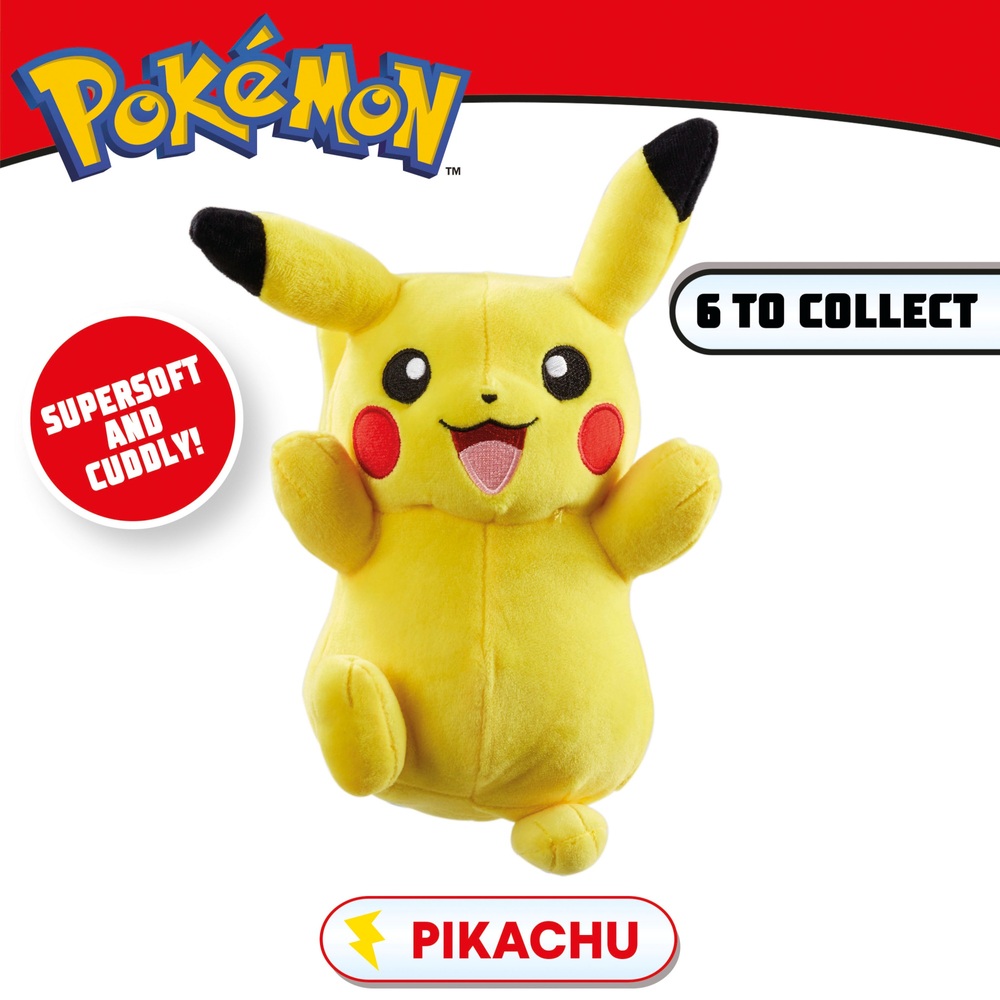 Pikachu Pokemon cm Plush Smyths Toys Uk