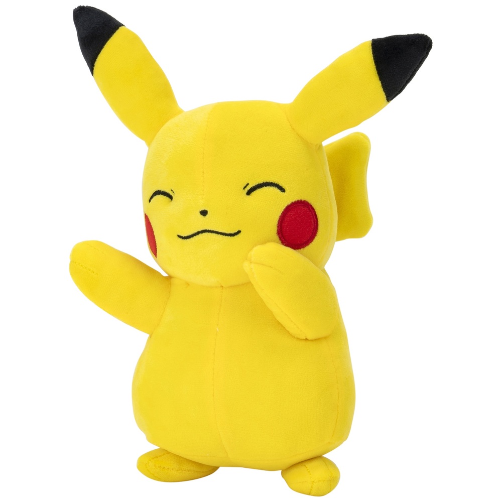 hout zuurgraad terras Pokémon Pikachu pluche knuffel figuur ca. 20 cm | Smyths Toys Nederland