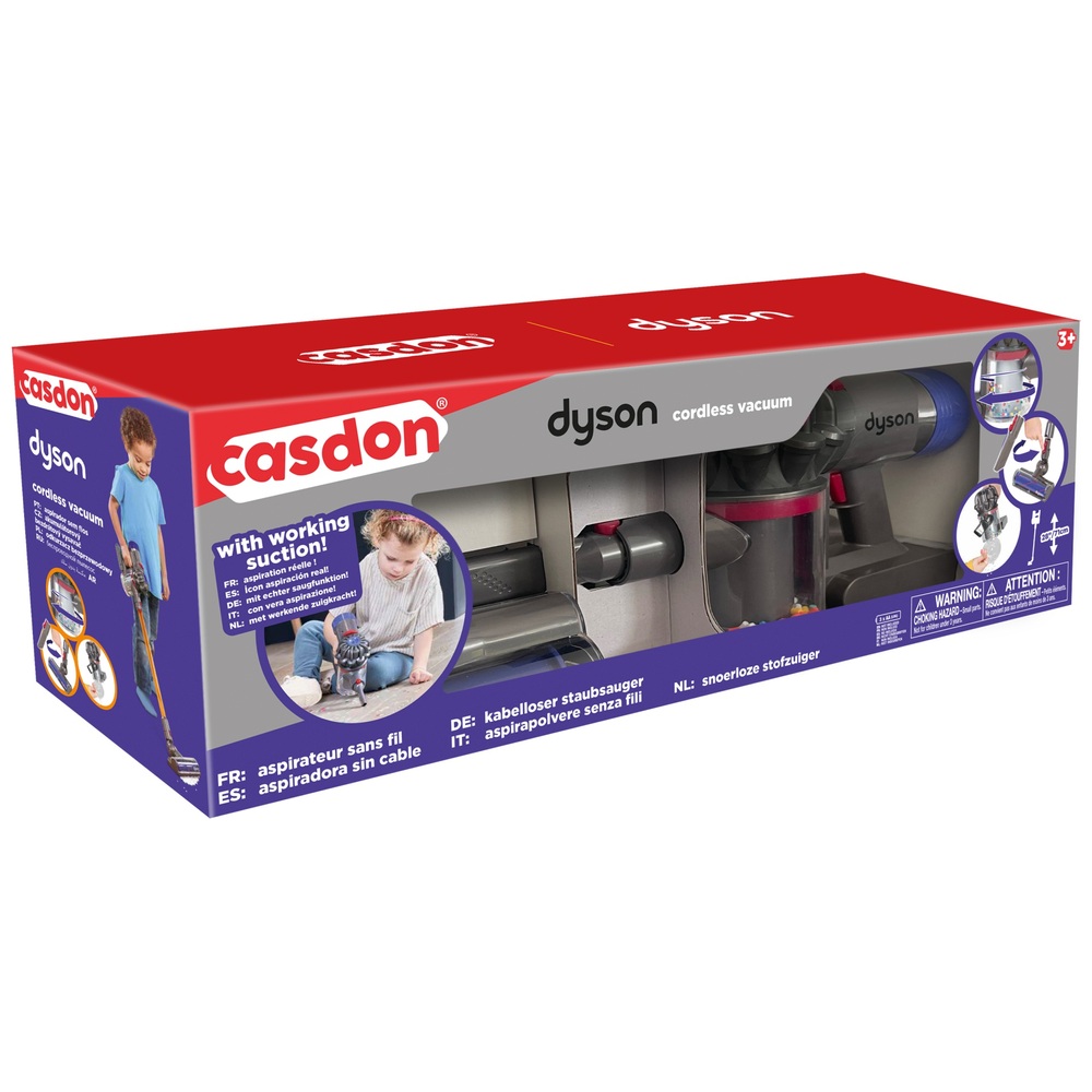 Casdon Dyson Kinderstaubsauger mit Saugfunktion Toys kabellos | Österreich Smyths