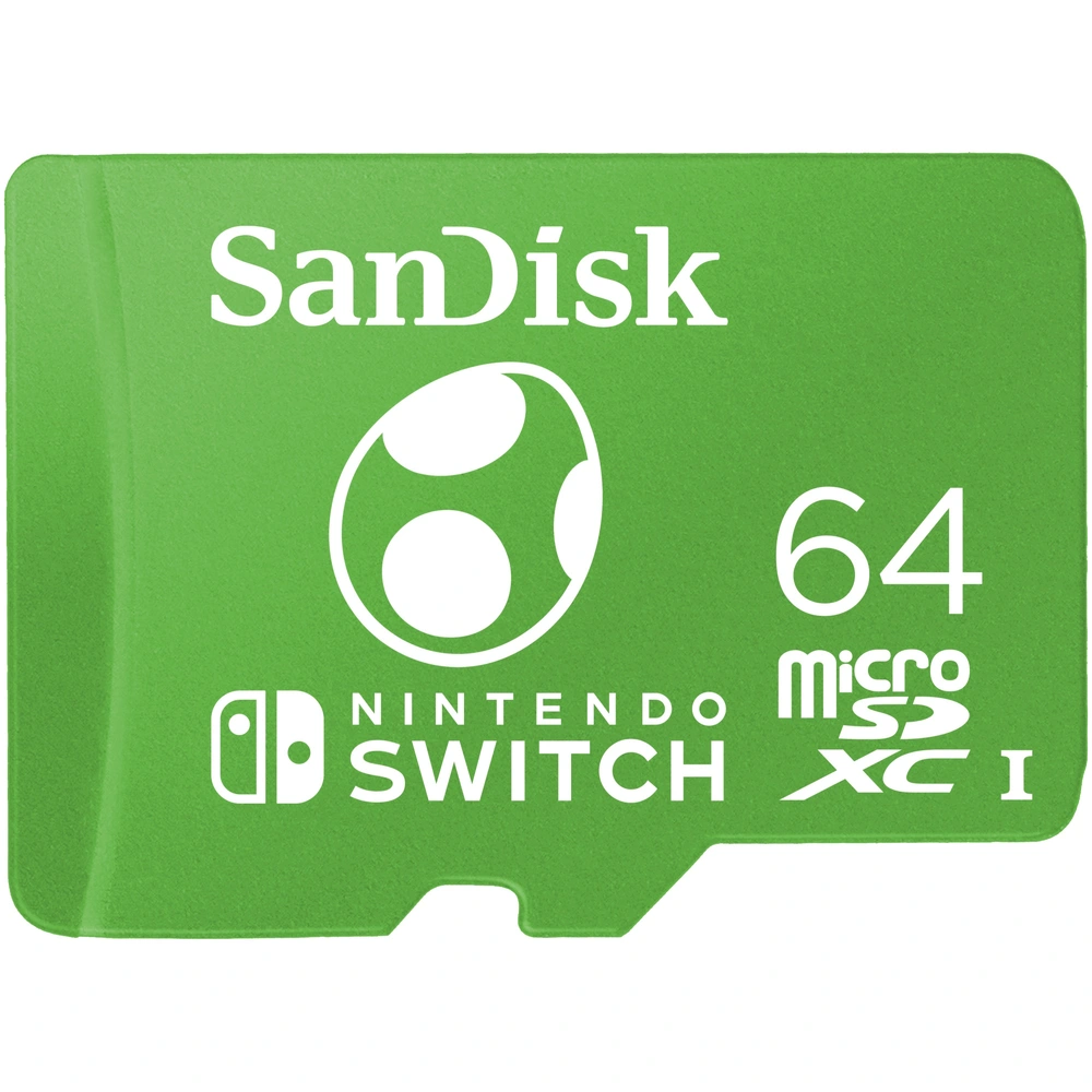SanDisk 64GB microSD Card for Nintendo Switch - Mario Yoshi