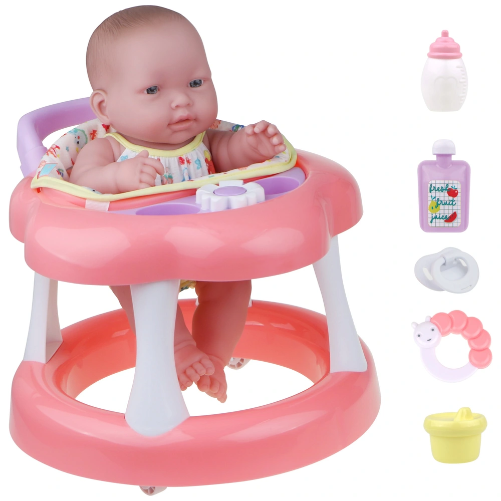 Lots to Love Baby Doll with Walker and Accessories Smyths Toys UK