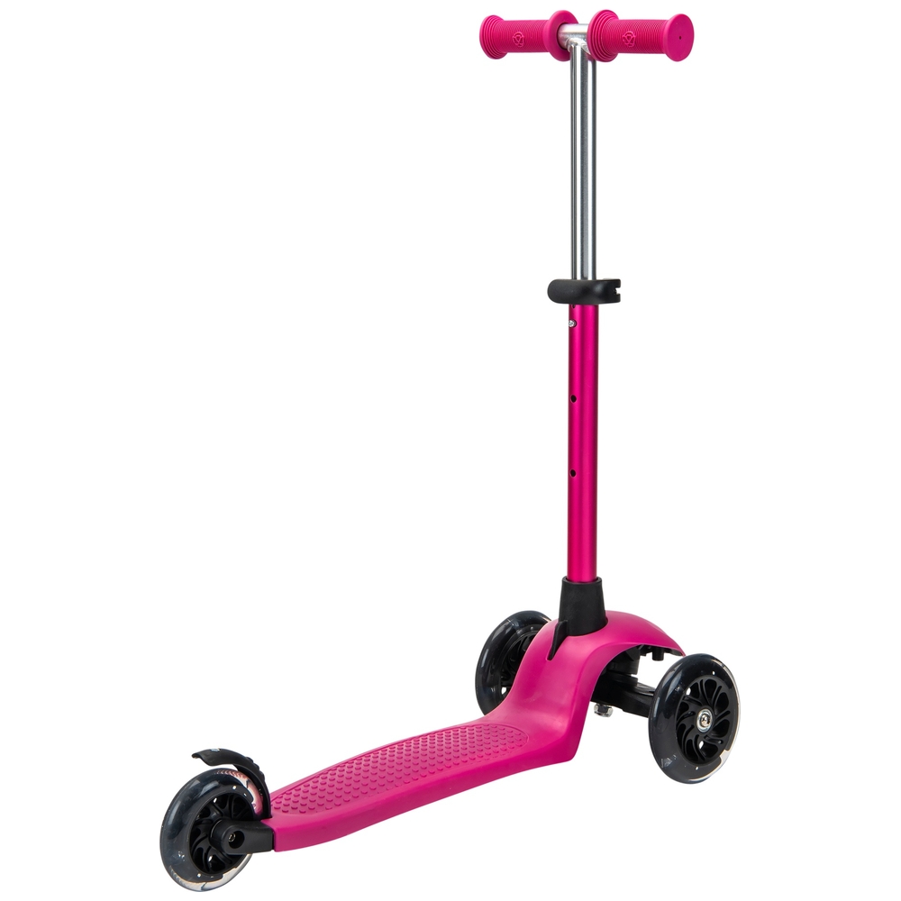 Tri-Scooter für Kinder mit leuchtenden Rädern (ab 2 Jahren) – Pink